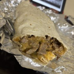 Don Juan's Burrito's - Pork chili verde.