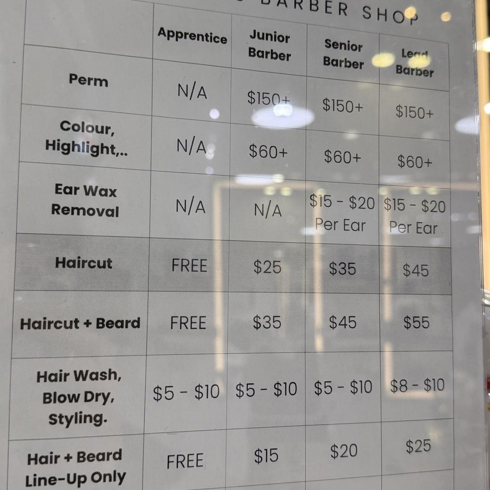 Top Details Barber - Price list - Barbers Near Me - Toronto, Ontario Top Details Barber - Price list - Barbers Near Me - Toronto, Ontario