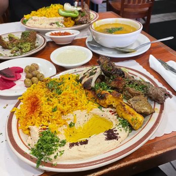 Old Jerusalem Restaurant - Meat Combination Plate, Lentil Soup, Stuffed Falafel - Mediterranean Near Me - San Francisco, California Old Jerusalem Restaurant - Meat Combination Plate, Lentil Soup, Stuffed Falafel - Mediterranean Near Me - San Francisco, California
