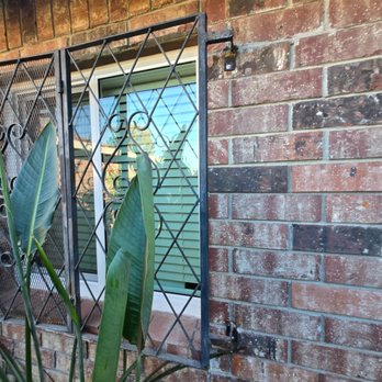 Chimba's Mobile Welding Services - Custom window gate for customer also painted and mounted them per customers request - Mobile Home Repair Near Me