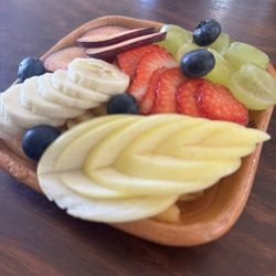 Temazcal Tonatiu Iquizayampa - Fresh fruit plate, first course of lunch