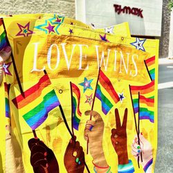 Tj Maxx - This TJ Maxx offers a wonderful shopping bag for Pride month!