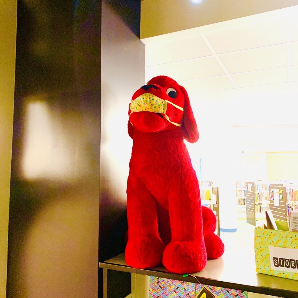 Southwest Chatham Library - Clifford is wearing a mask too! - Libraries Near Me - Savannah, Georgia Southwest Chatham Library - Clifford is wearing a mask too! - Libraries Near Me - Savannah, Georgia