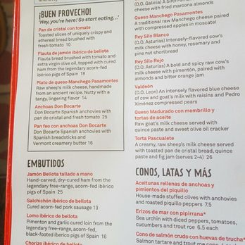 Jaleo - Menu - Spanish Near Me - Washington, DC, District of Columbia