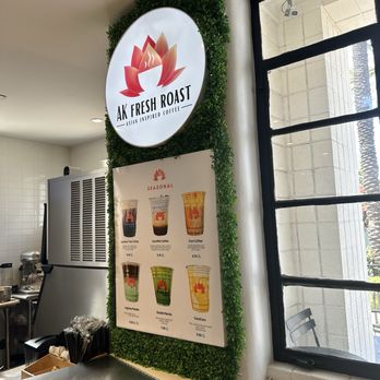 Lotus & Bean - Seasonal Menu (as of April 2025) - Coffee & Tea Near Me - San Gabriel, California