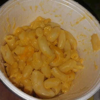 Chicken Express - Their large macaroni was supposed to feed a family of 5. I trashed it. I refuse to eat something that looks like this. - Fast Food Near Me - Forney, Texas