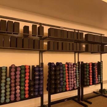 Hot 8 Yoga - Dumbbells and blocks are organized - Yoga Near Me - Pasadena, California Hot 8 Yoga - Dumbbells and blocks are organized - Yoga Near Me - Pasadena, California