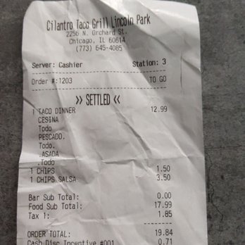 Cilantro Taco Grill - Tacos Near Me - Chicago, Illinois