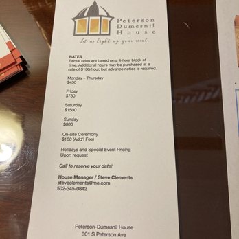 Peterson Dumesnil House - Rental rates - Venues & Event Spaces Near Me - Louisville, Kentucky Peterson Dumesnil House - Rental rates - Venues & Event Spaces Near Me - Louisville, Kentucky