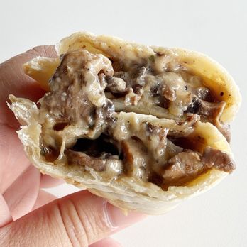 Easy Does It - Mushroom and goat cheese empenada - Coffee & Tea Near Me - San Diego, California Easy Does It - Mushroom and goat cheese empenada - Coffee & Tea Near Me - San Diego, California