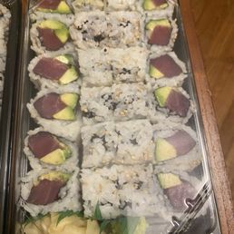 3 rolls for $12.95 -- all tuna/avocado. DELISH!!! 3 rolls for $12.95 -- all tuna/avocado. DELISH!!!
