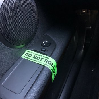 TintGuy - Reminder sticker to not roll down the windows - Car Window Tinting Near Me - San Jose, California TintGuy - Reminder sticker to not roll down the windows - Car Window Tinting Near Me - San Jose, California