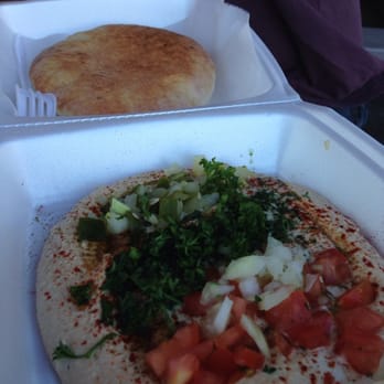 Falafel Stop - I think this was the hummus plate - Falafel Near Me - Sunnyvale, California Falafel Stop - I think this was the hummus plate - Falafel Near Me - Sunnyvale, California