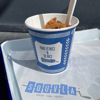 Souvla - Baklava Crumbles and Honey Syrup Frozen Yogurt - Greek Near Me - San Francisco, California Souvla - Baklava Crumbles and Honey Syrup Frozen Yogurt - Greek Near Me - San Francisco, California