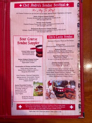 Menu photo 8 Lugano Swiss Bistro Carmel, CA Menu photo 8 Lugano Swiss Bistro Carmel, CA
