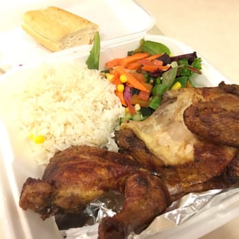 Inka Grill - Half chicken combo with rice salad and complimentary bread - Peruvian Near Me - Lake Forest, California Inka Grill - Half chicken combo with rice salad and complimentary bread - Peruvian Near Me - Lake Forest, California