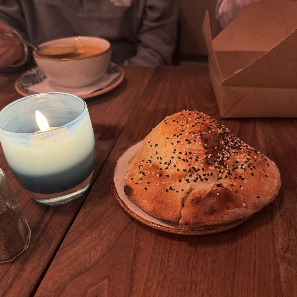 Mercimek Corbasi and Bread