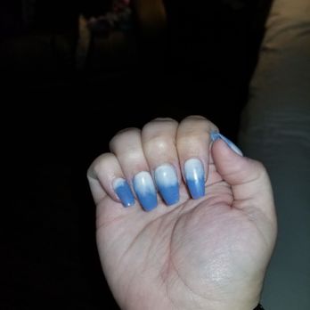 Z  Nails - Not what I wanted at all and the ombre is not blended very well. - Nail Salons Near Me - Southaven, Mississippi