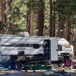 Bridgeport Vacation Trailer Rentals - Camp site H53C at Annett's Mono Village.