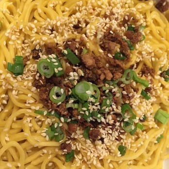 Frying Fish - Noodles (sauce not pictured) (to-go) - Szechuan Near Me - Bellevue, Washington
