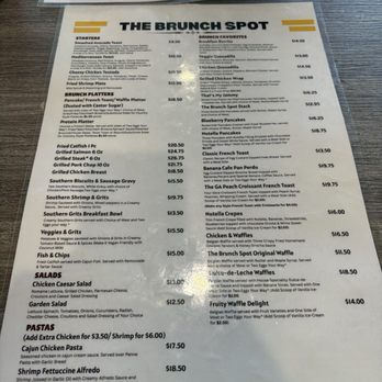 The Brunch Spot - Menu - Bars Near Me - Lawrenceville, Georgia The Brunch Spot - Menu - Bars Near Me - Lawrenceville, Georgia