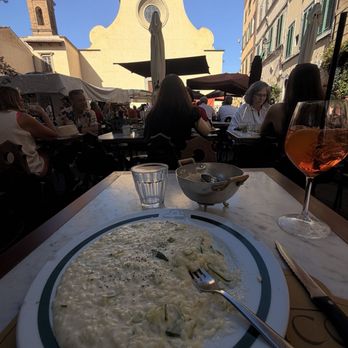 Trattoria Borgo Antico - The most wonderful risotto with smoked cheese and zucchini, olives and bread and Aperol! - Pizza Near Me - Florence, FI Trattoria Borgo Antico - The most wonderful risotto with smoked cheese and zucchini, olives and bread and Aperol! - Pizza Near Me - Florence, FI