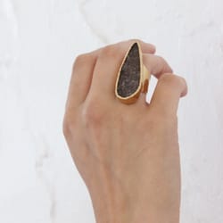 Katie Waltman Boutique - Teardrop druzy ring