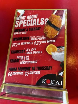 Menu photo 4 Kokai Sushi and Lounge Katy, TX