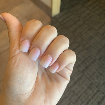 VIP Nails & Spa - Pink ombré acrylic nails by Ky - Nail Salons Near Me - Chesapeake, Virginia