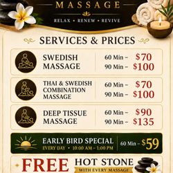 Canoga Park Massage - New prices. New services.