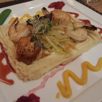 North 26 Restaurant and Bar - Pan-Seared Scallops and Shrimp - American Near Me - Boston, Massachusetts North 26 Restaurant and Bar - Pan-Seared Scallops and Shrimp - American Near Me - Boston, Massachusetts