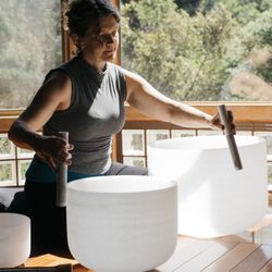 The Body Journey Massage Experience - Sound healing using voice toning, crystal bowls, chimes and more