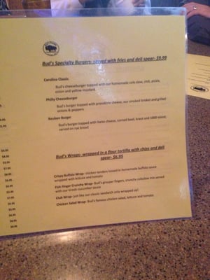 Menu photo 6 Bud's Tavern Louisville, KY