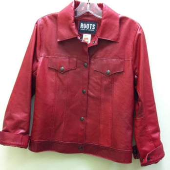 ClothesHorse - Roots red leather jacket - Used, Vintage & Consignment Near Me - Calgary, Alberta ClothesHorse - Roots red leather jacket - Used, Vintage & Consignment Near Me - Calgary, Alberta