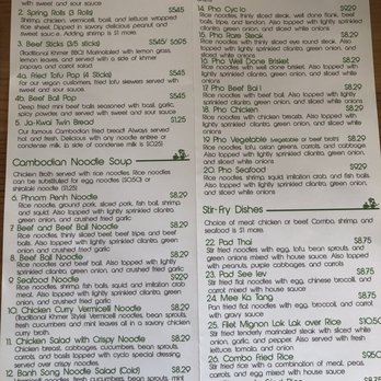 Cyclo Noodles - Menu - Cambodian Near Me - Long Beach, California Cyclo Noodles - Menu - Cambodian Near Me - Long Beach, California