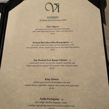 VI Restaurant - Menu - New American Near Me - Ferndale, California VI Restaurant - Menu - New American Near Me - Ferndale, California