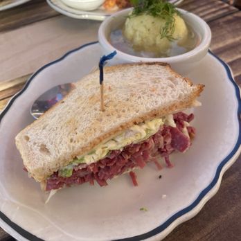 Saul's Restaurant & Delicatessen - Soup and half sandwich (Corned Beef) - Delis Near Me - Berkeley, California Saul's Restaurant & Delicatessen - Soup and half sandwich (Corned Beef) - Delis Near Me - Berkeley, California