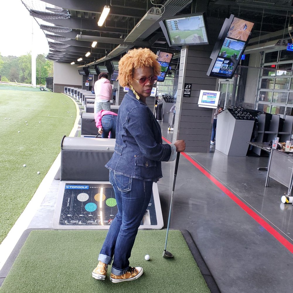 Topgolf - My Bestie enjoyed playing the game! - Golf Near Me - Charlotte, North Carolina Topgolf - My Bestie enjoyed playing the game! - Golf Near Me - Charlotte, North Carolina