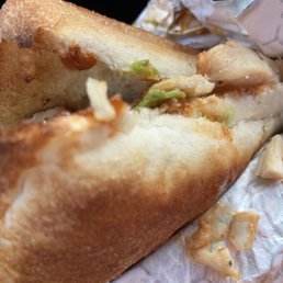 The food really had a metallic taste to it due to the wrapping.