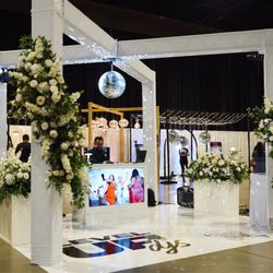 Level Up DJs - Expo set up