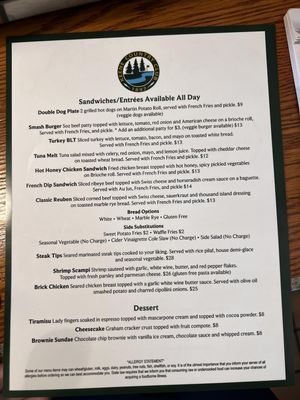 Menu photo 1 Timberview Restaurant Keene, NH
