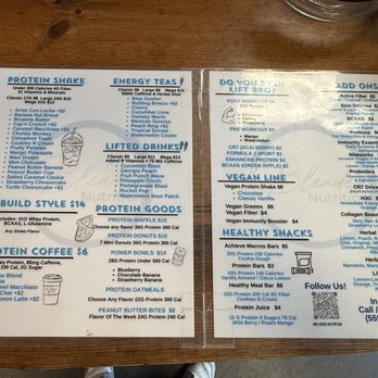Blended Nutrition - Menu - Juice Bars & Smoothies Near Me - Fresno, California