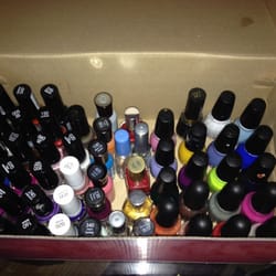 Big Lots - 90% of these polishes were purchased at big lots... No polish over $2. Revlon white tops are $9+ anywhere else.