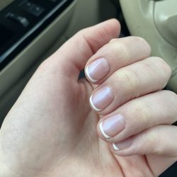 Nails By Fannie Lee - French tip nails :)