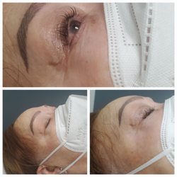 Lash lift and tint