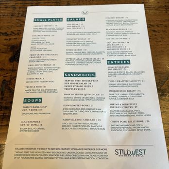StillWest Brewery & Grill - menu - Brewpubs Near Me - Jackson, Wyoming StillWest Brewery & Grill - menu - Brewpubs Near Me - Jackson, Wyoming