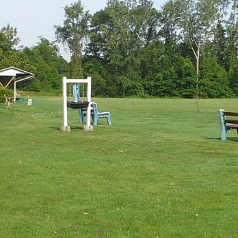 Red Oak Golf Range - Club washer on all tees. - Golf Near Me - Holley, New York Red Oak Golf Range - Club washer on all tees. - Golf Near Me - Holley, New York