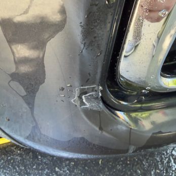 Mobile Auto Dent Repair - Post-repair, his "repair" came right off. - Body Shops Near Me - Fairfax, Virginia Mobile Auto Dent Repair - Post-repair, his "repair" came right off. - Body Shops Near Me - Fairfax, Virginia