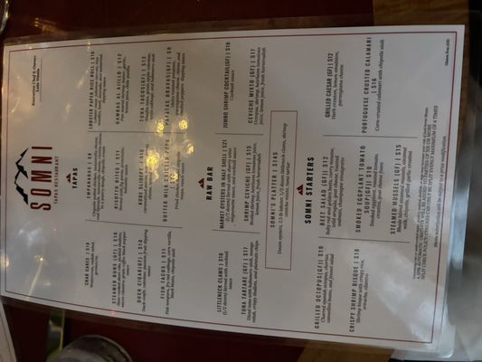 Menu photo 1 Somni NY Tapas - Mediterranean Fusion Monroe, NY