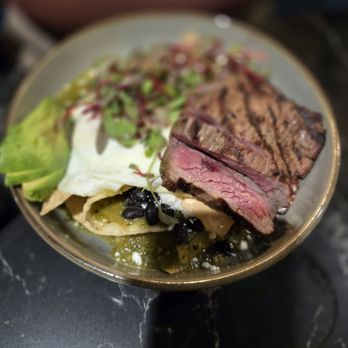Elderwood - Chilaquiles with steak - Cocktail Bars Near Me - Visalia, California Elderwood - Chilaquiles with steak - Cocktail Bars Near Me - Visalia, California